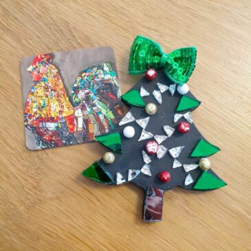 Kit Mosaïque de Noël Sapin - Régine Gourdel