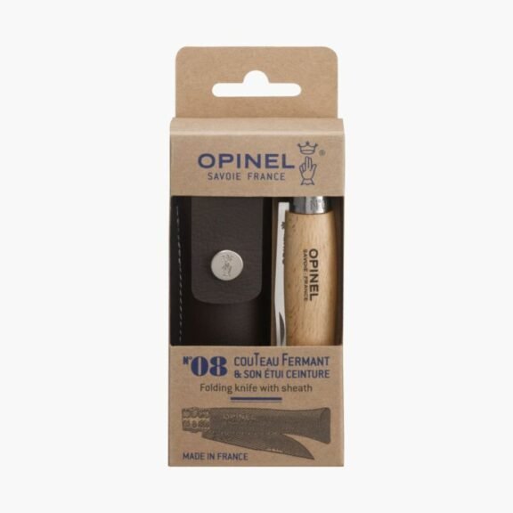 Couteau Inox N°8 & étui - Opinel