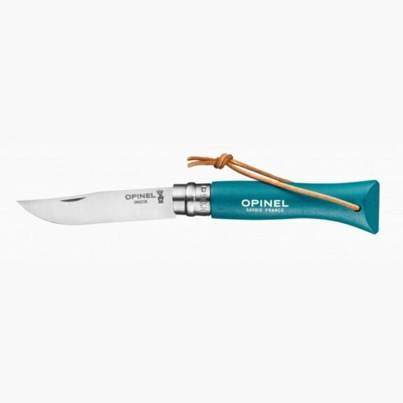 Couteau Colorama Baroudeur N°6 Turquoise - Opinel