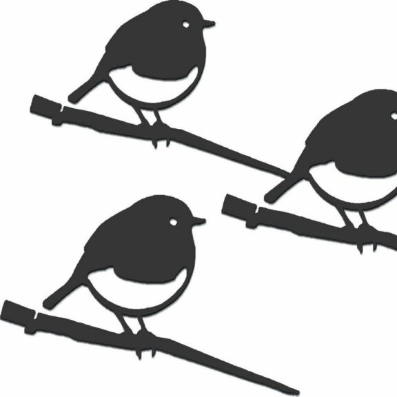 Trio de Rouge-Gorges XXS (MB21) - Metalbird