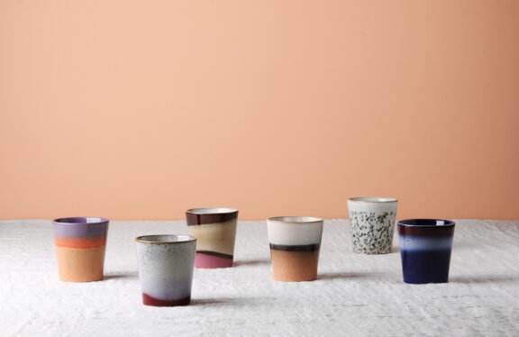 Set de 6 Mugs Café (ACE6857 / H8cm)  - HK Living – Image 3