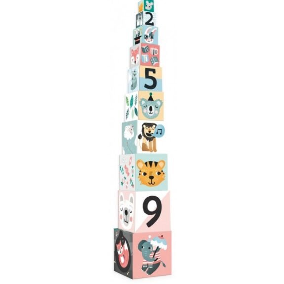 Cubes gigognes les animaux de Michelle Carlslund - Vilac – Image 2