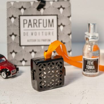 Cube parfumé pour la voiture (Fève Tonka) - Autour du Parfum