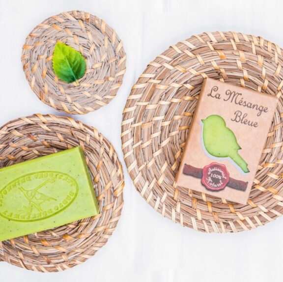 Savon artisanal parfumé au Thé vert - La Mésange Bleue