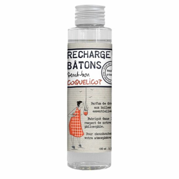 Recharge Sent-Bon Coquelicot - Le Mas du Roseau