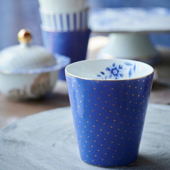 Mug collection Royal / bleu et pois dorés - Pip Studio