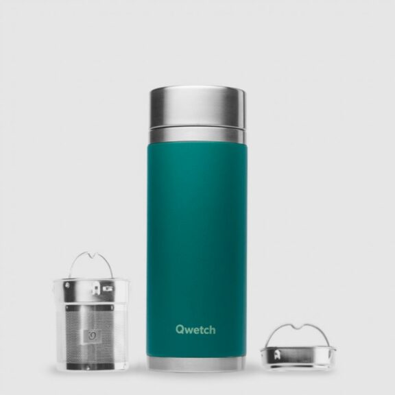 Théière isotherme Vert Emeraude 400ml - Qwetch