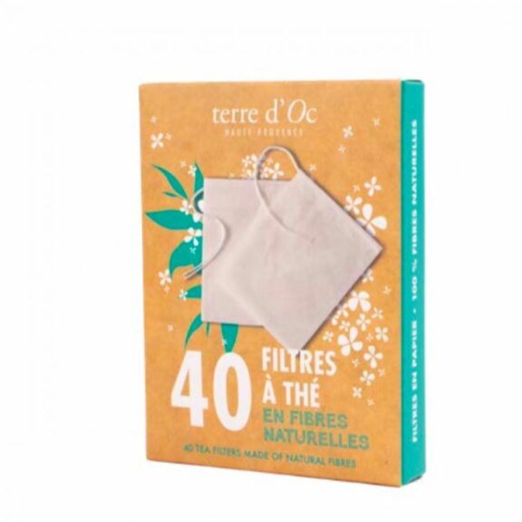 40 sachets de filtres à thé - Terre d'Oc