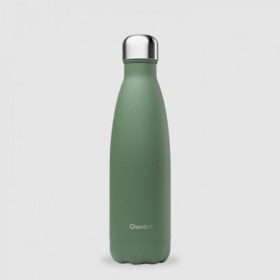 Gourde double-paroi Granite Kaki 500ml - Qwetch