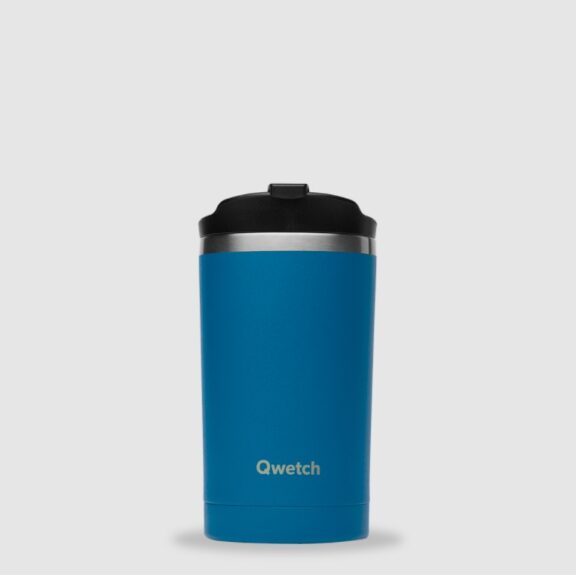 Travel mug isotherme Bleu Canard 300ml - Qwetch – Image 2
