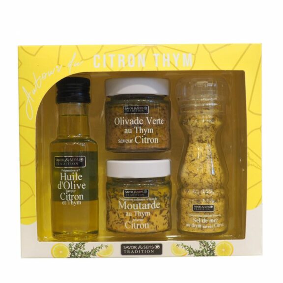 Coffret autour du citron et du thym - Savor & Sens