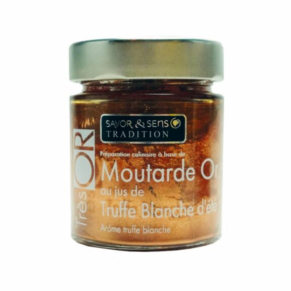 Moutarde Très OR aux brisures de truffe - Savor & Sens
