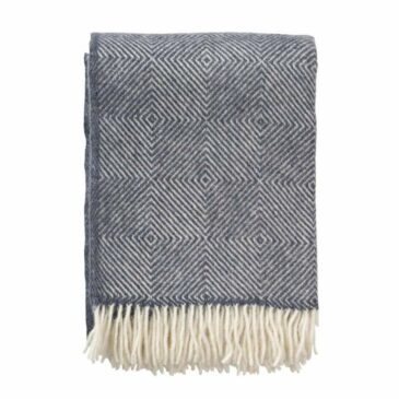 Plaid Gooseye Smokey Blue 130x200 - Klippan