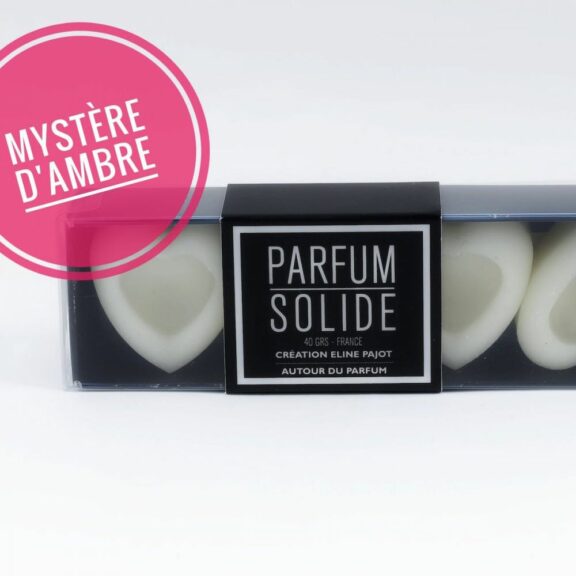 Coffret de 4 coeurs de parfum solide (Mystère d'Ambre) - Autour du Parfum