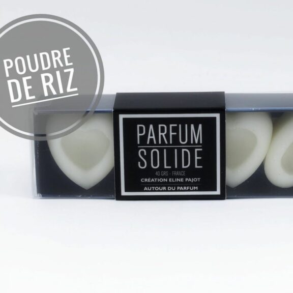 Coffret de 4 coeurs de parfum solide (Poudre de riz) - Autour du Parfum