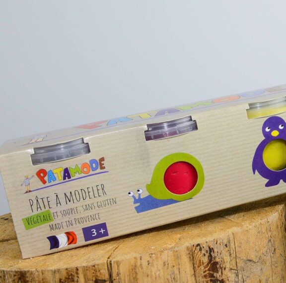 Pâte à modeler Made in France - coffret couleurs primaires - Patamode – Image 2
