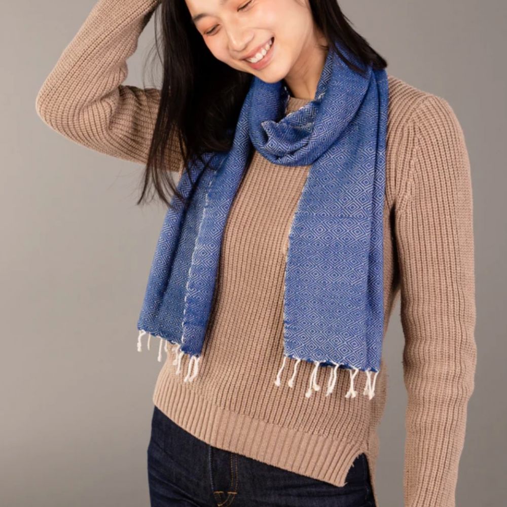 Krama Chaud bleu roi - Krama Héritage