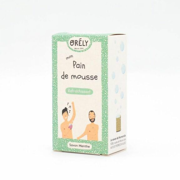 Savon menthe / Pain de mousse Rafraîchissant - Orély