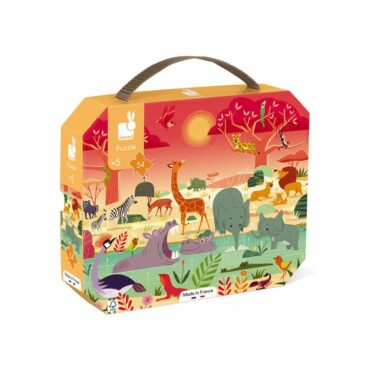 Puzzle La Réserve animalière / 54 pièces (5-7 ans) - Janod