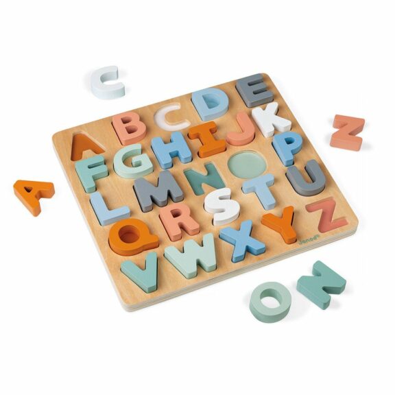 Puzzle alphabet bois Sweet Cocoon - Janod