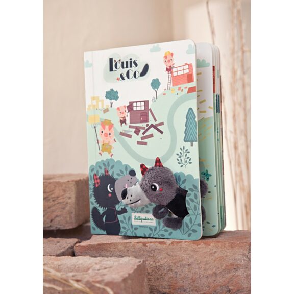 Livre parcours Le loup et les 3 petits cochons - Lilliputiens – Image 2