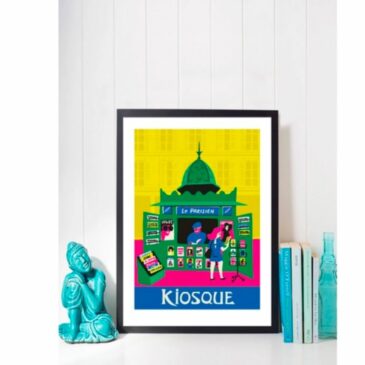 Affiche d'art A3 - Kiosque - Paul Thurlby - Sergeant Paper
