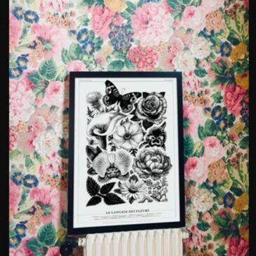 Affiche d'art A3 - Le Langage des fleurs - Amandine Delaunay - Sergeant Paper