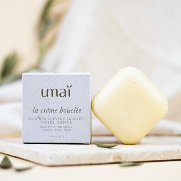 Crème bouclée solide pour les cheveux - Umaï