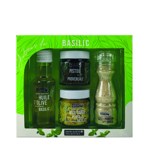 Coffret autour du basilic - Savor & Sens