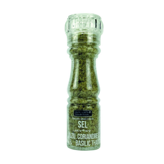 Sel au yuzu, coriandre et basilic thaï 135g - Savor & Sens
