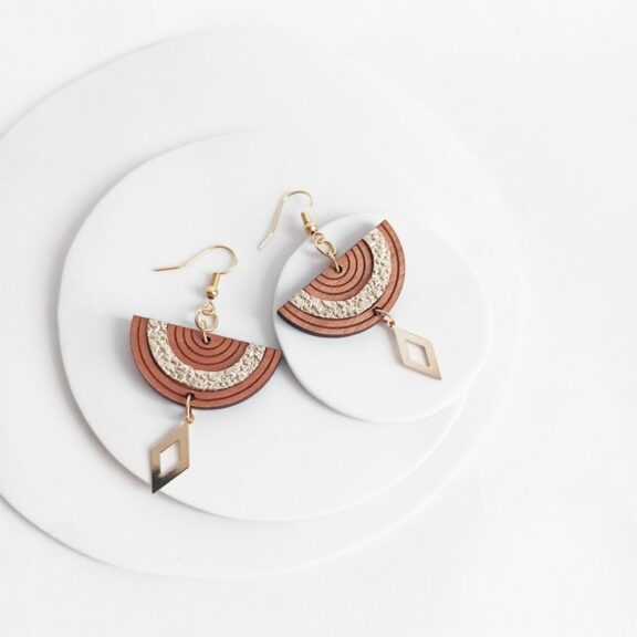 Boucles d'oreilles Collection H5 doré - Atelier Martho
