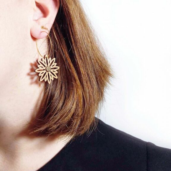 Boucles d'oreilles Collection Asteral Bronze - Atelier Martho