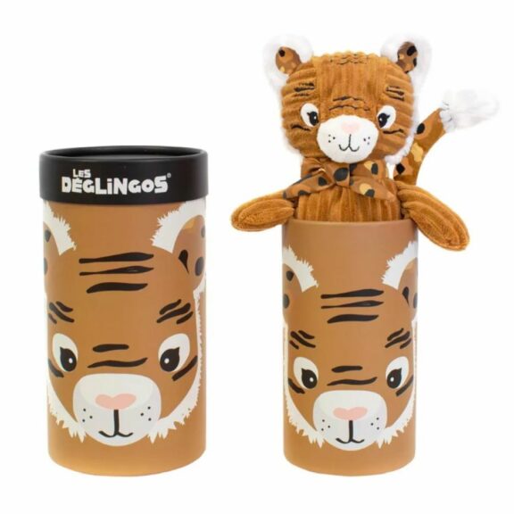 Peluche grand simply Speculos le tigre en boite - Les Déglingos