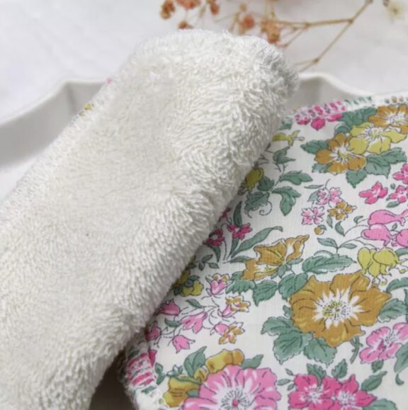 Lingettes démaquillantes / 7 carrés Rosalie - Barnabé aime le café – Image 2