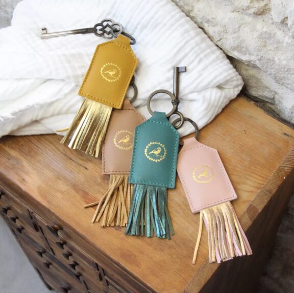 Porte-clés pompon Safran - Barnabé aime le café – Image 2