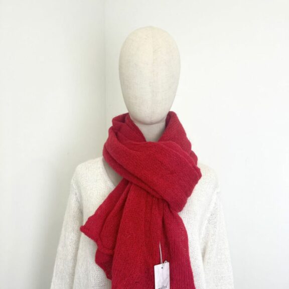 Echarpe en mohair Rouge