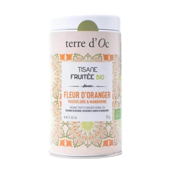 Tisane bio Fleur d'oranger, passiflore & mandarine - Terre d'Oc