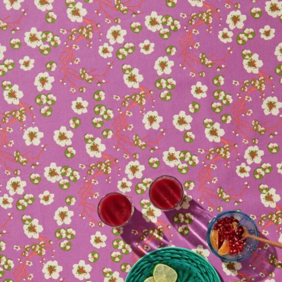 Nappe Blossom Purple 250x140 - Les Touristes