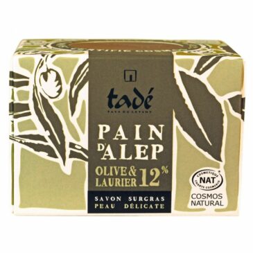 Savon Pain d'Alep certifié Cosmos 12% - 190g - Tadé