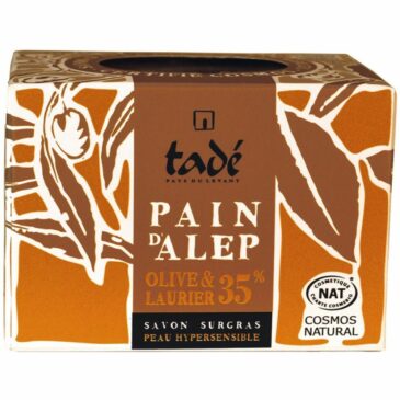 Savon Pain d'Alep certifié Cosmos 35% - 190g - Tadé