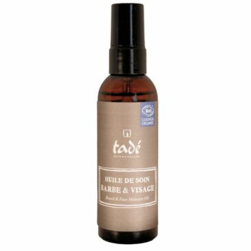 Huile de soin Barbe & Visage bio certifiée Cosmos - 100ml - Tadé