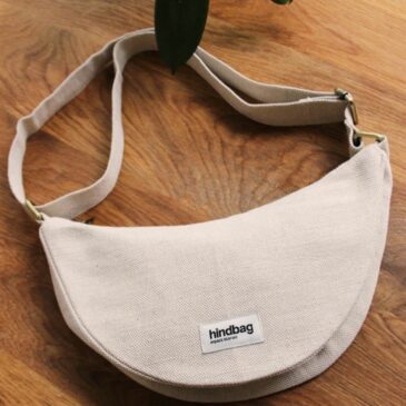 Sac Demi-lune Andréa / Jute - Hindbag
