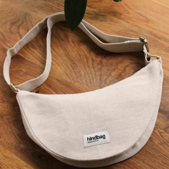 Sac Demi-lune Andréa / Jute - Hindbag