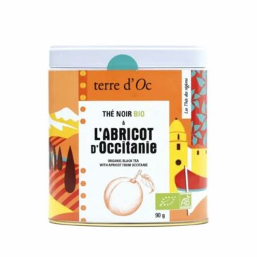 Thé des régions - Thé noir Abricot d'Occitanie (90g) - Terre d'Oc