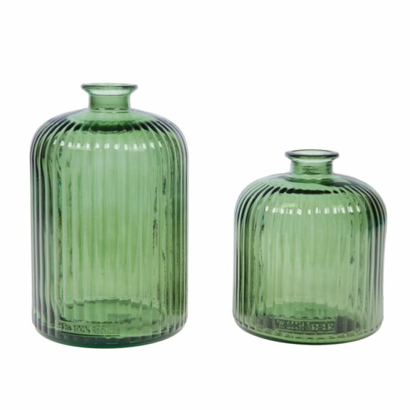 Vase Daroca vert H18cm - Amadeus