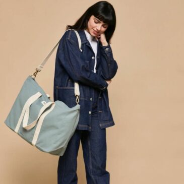 Sac Week-end Jean / Bleu Sauge - Hindbag