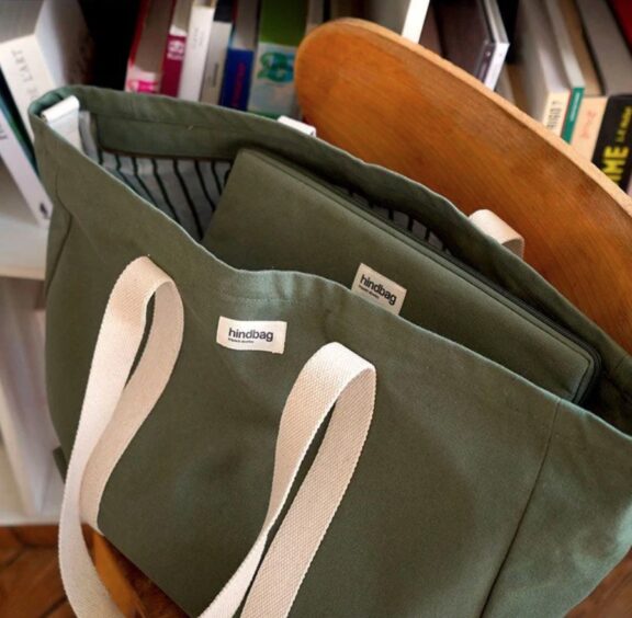 Sac Week-end Jean / Vert Olive - Hindbag – Image 3