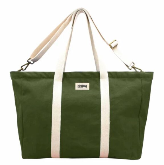 Sac Week-end Jean / Vert Olive - Hindbag – Image 2