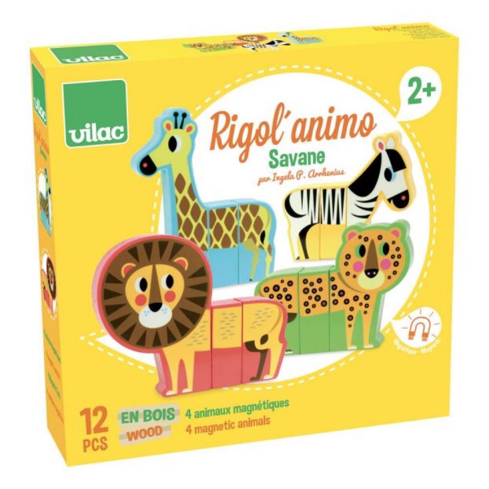 Rigol’animaux de la Savane magnétique – Vilac