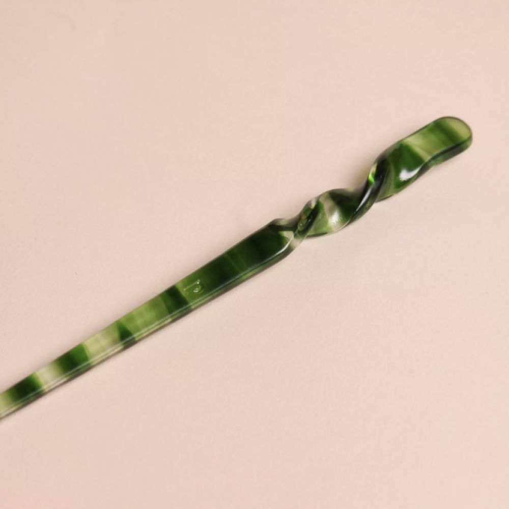 Pic à cheveux Emeraude - Peignée